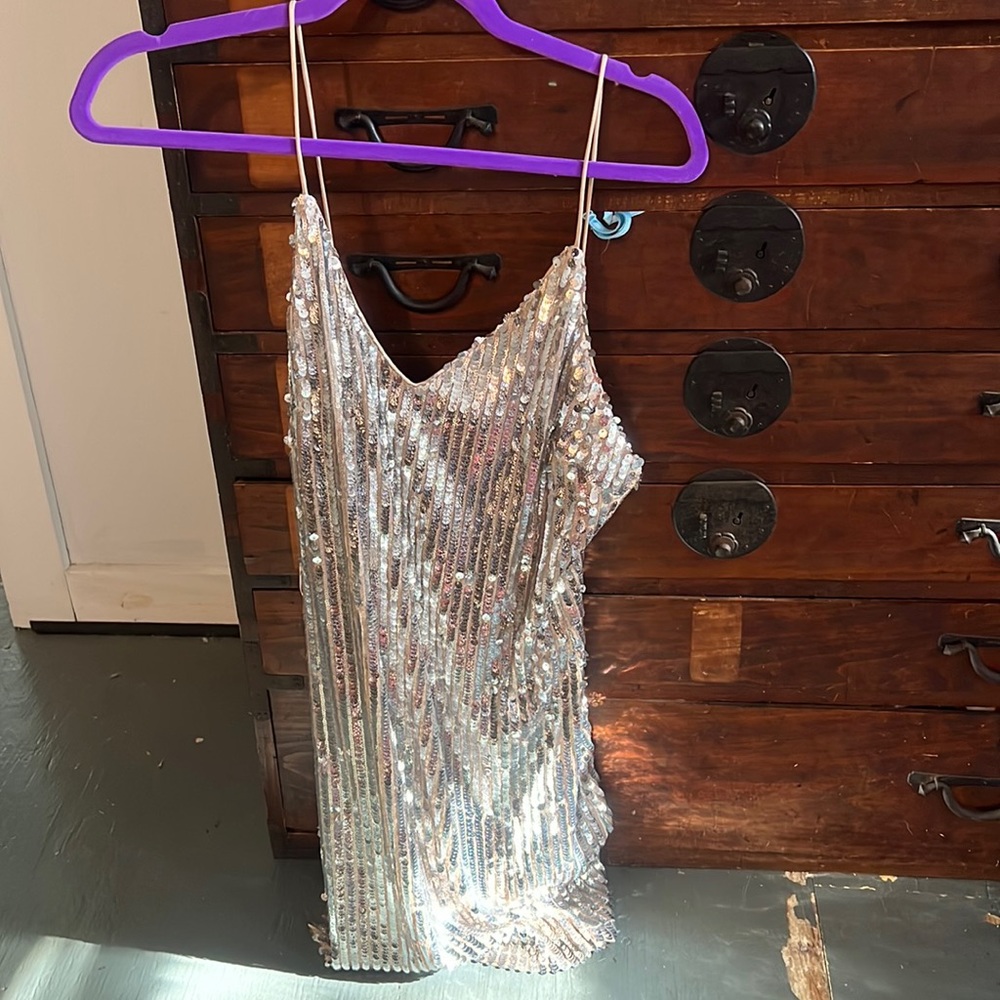 Sparkly mini dress